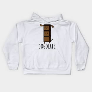 Chocolate and dog Kids Hoodie